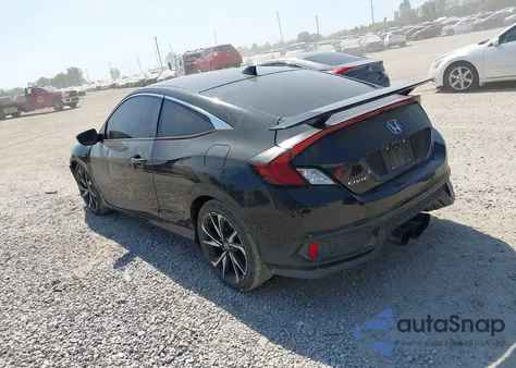 2018 Honda Civic Si из США, поврежденный, VIN 2HGFC3A57JH752757